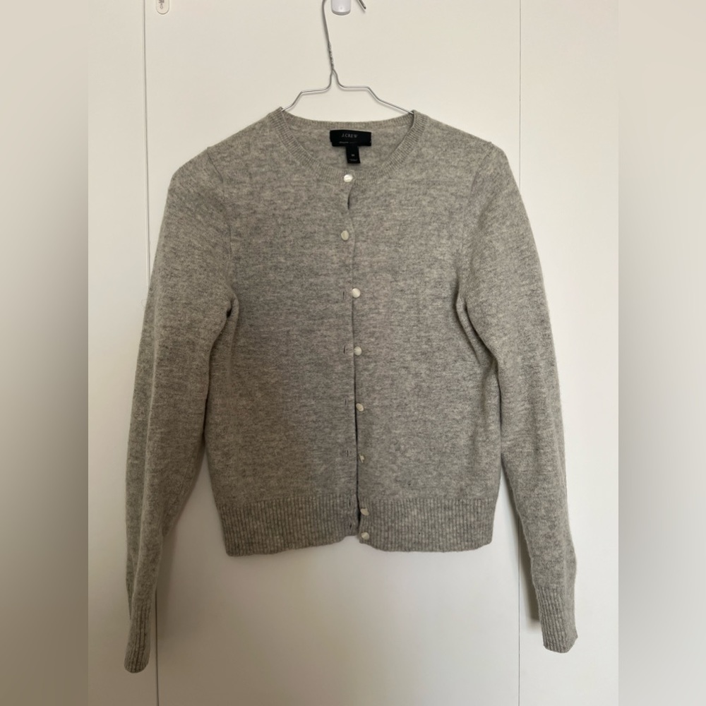 J Crew Italian cashmere cardigan sweater.